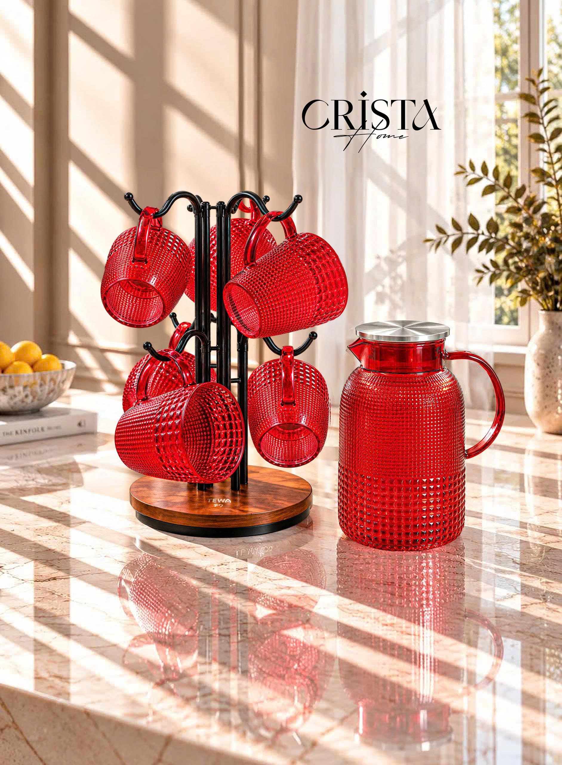 🎁 Bộ Bình Cốc Vân Hạt Sương Mai: Quà Tặng Đẳng Cấp, Nâng Tầm Không Gian Sống!