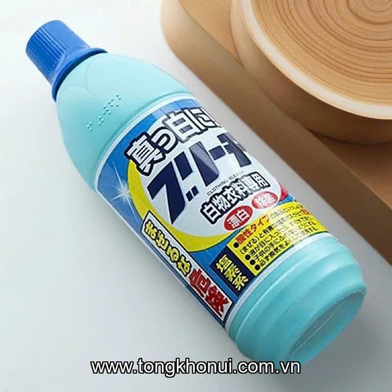 💥 Cứu tinh áo trắng! Nước Tẩy Trắng Rocket 600ml Nhật Bản – Sạch Tinh Tươm, Sáng Như Mới!
