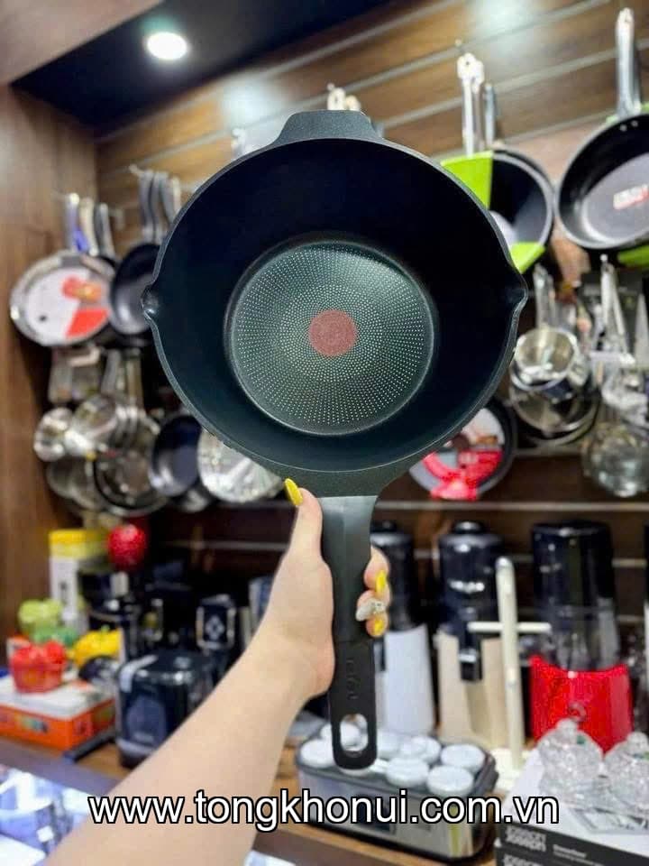 💥 Nâng Tầm Bếp Việt: Chảo Đúc Tefal Robusto Sâu Lòng Đa Năng, Bền Bỉ!