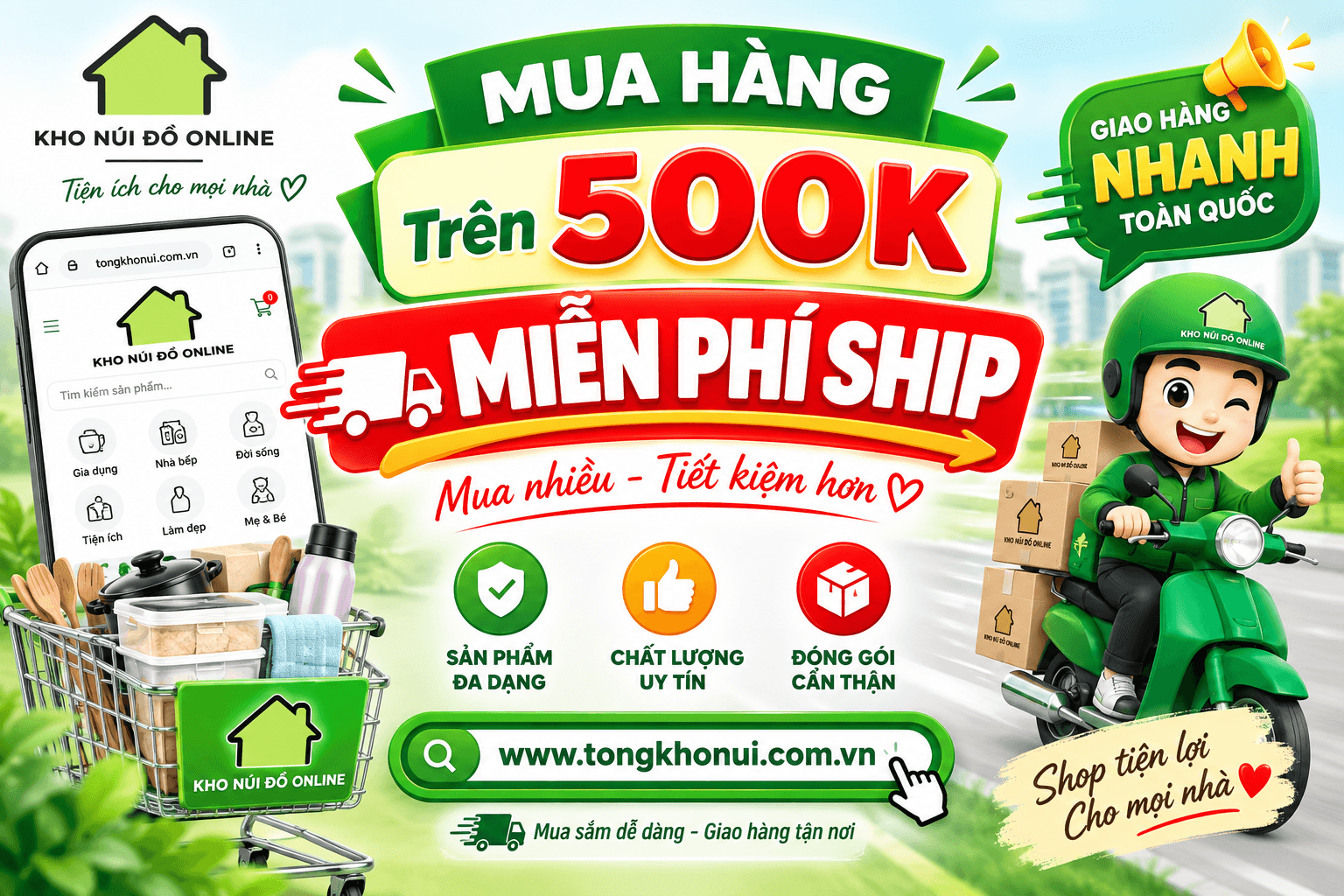 📢 THÔNG BÁO CHƯƠNG TRÌNH MIỄN PHÍ VẬN CHUYỂN